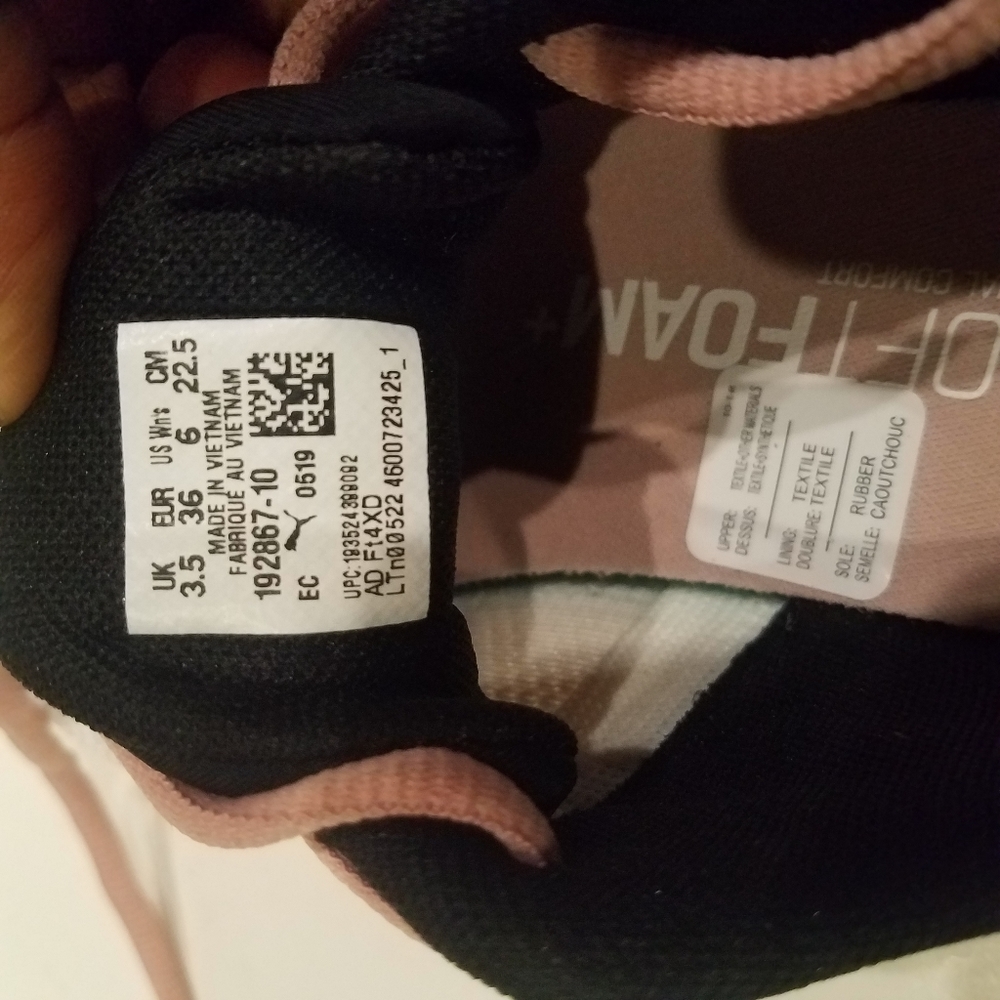 PUMA FLYER RUNNER KNIT COLORBLOCK SHOES Pink SZ 6 - Picture 10 of 10